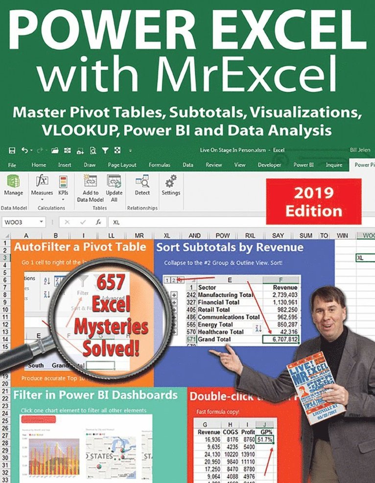 Bill Jelen - Power Excel 2019 with MrExcel, Häftad
