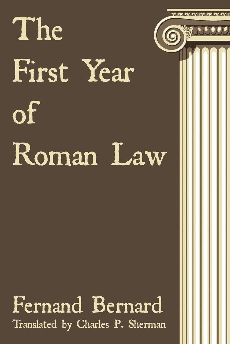 First Year of Roman Law