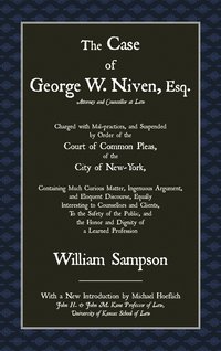 bokomslag The Case of Geoge W. Niven, Esq.
