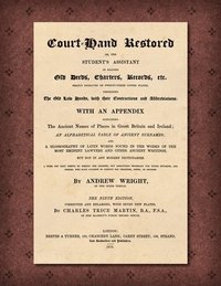 bokomslag Court-Hand Restored [1879]
