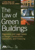 bokomslag The Law of Green Buildings