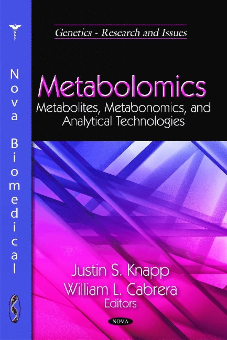 Justin S Knapp, William L Cabrera - Metabolomics, Inbunden