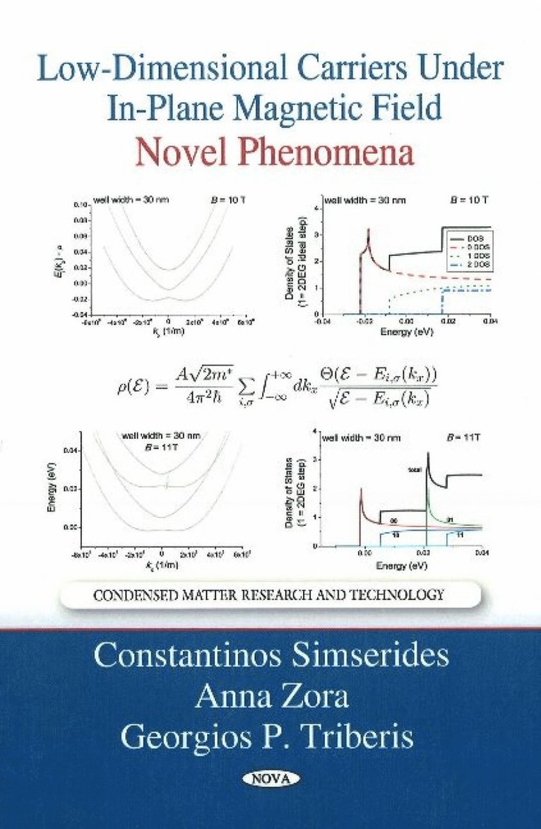 Constantinos Simserides, Anna Zora, Georgios P Triberis - Low-Dimensional Carriers Under In-Plane Magnetic Field, Inbunden