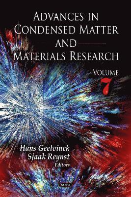 bokomslag Advances in Condensed Matter & Materials Research