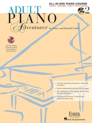 bokomslag Adult Piano Adventures All-In-One Lesson Book 2