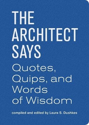 bokomslag Architect Says