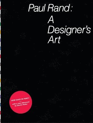 bokomslag Paul Rand: a Designer's Art