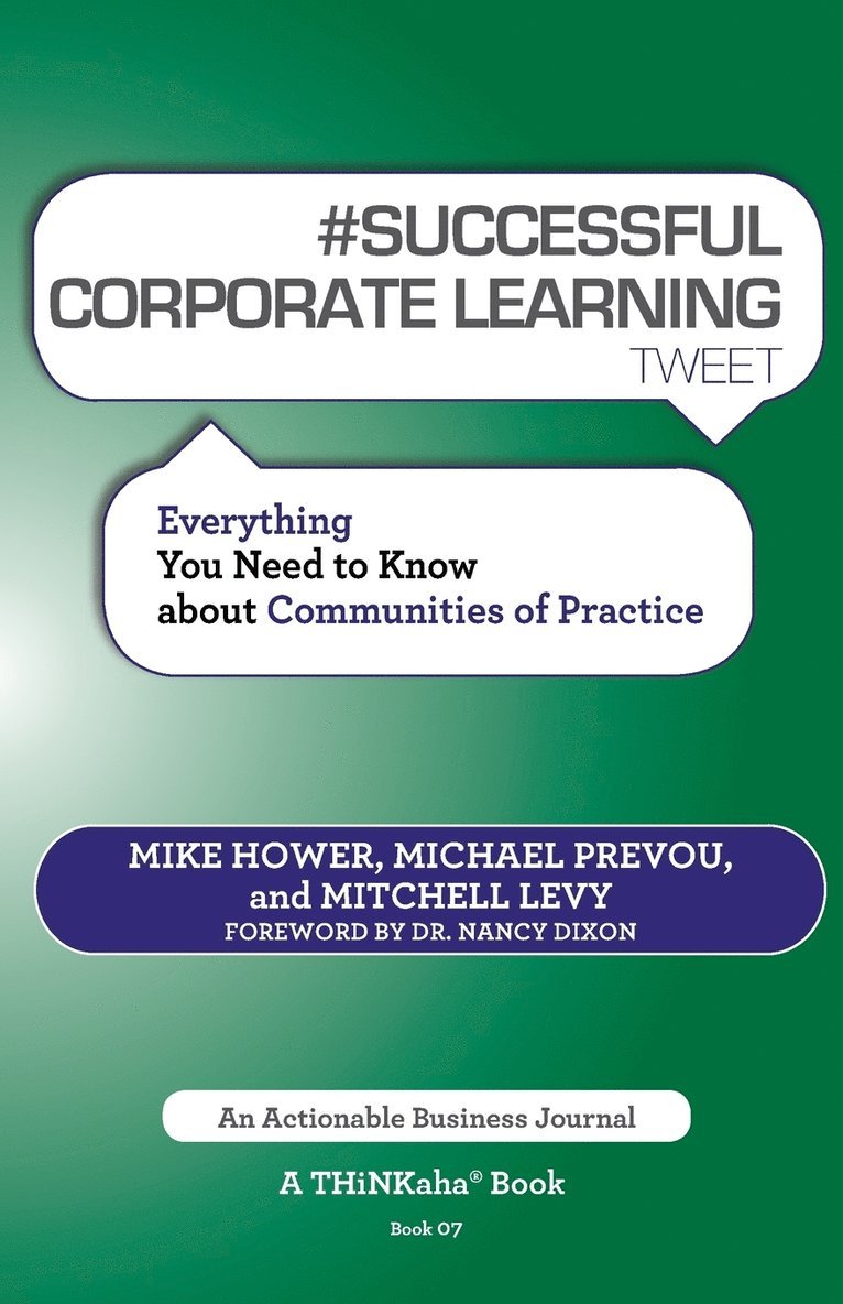 # SUCCESSFUL CORPORATE LEARNING tweet Book07 1