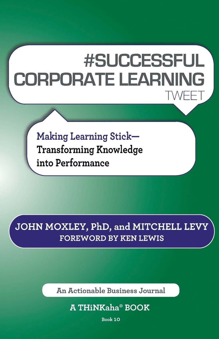# Successful Corporate Learning Tweet Book10 1