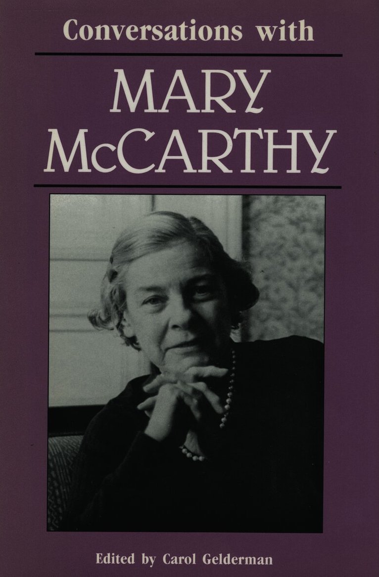 Carol Gelderman - Conversations with Mary McCarthy, Häftad