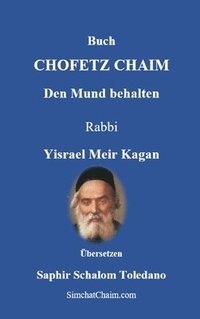 bokomslag Buch CHOFETZ CHAIM - Den Mund behalten