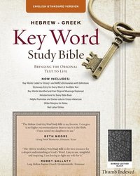 bokomslag The Hebrew-Greek Key Word Study Bible: ESV Edition, Black Bonded Leather Indexed