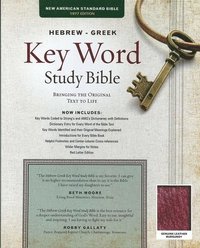 bokomslag The Hebrew-Greek Key Word Study Bible: Nasb-77 Edition, Burgundy Genuine Indexed