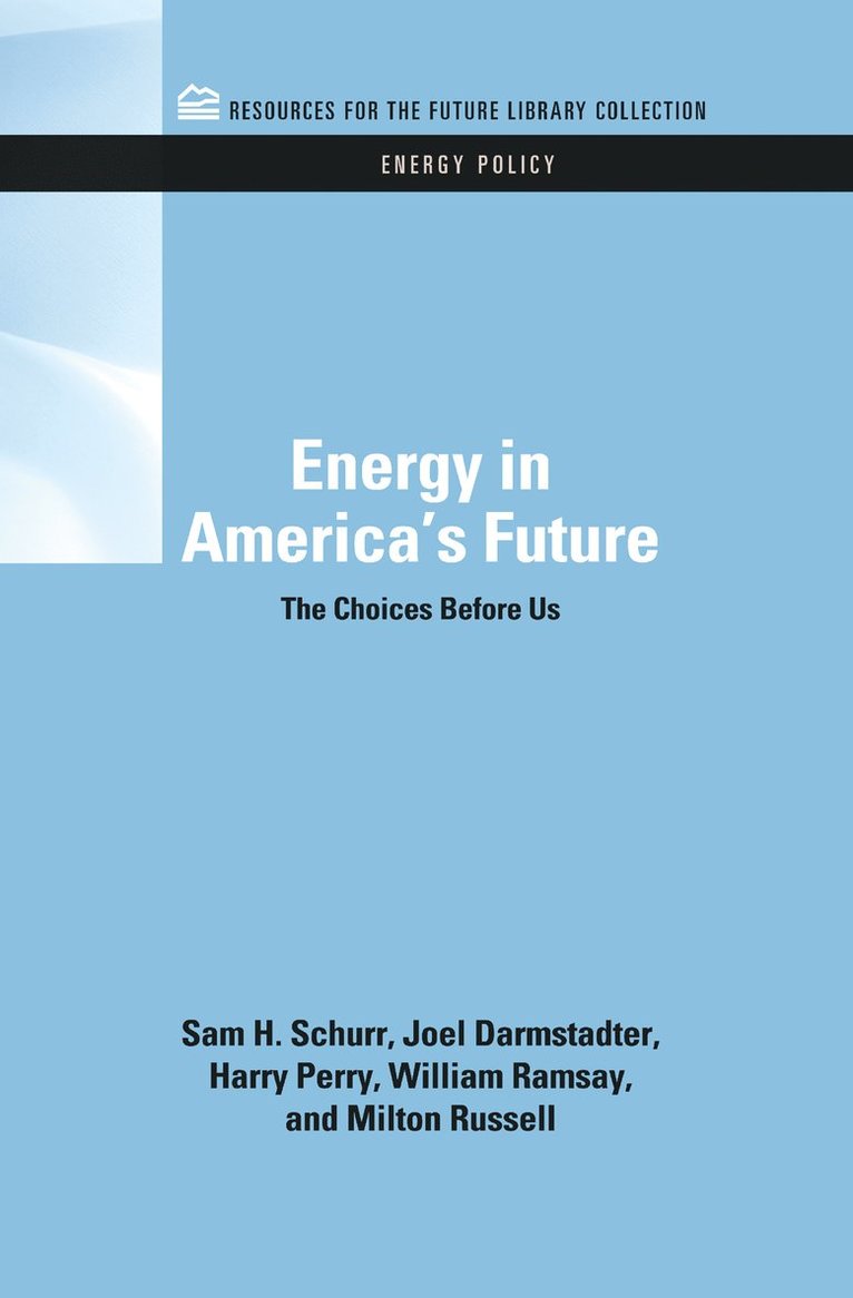 Energy in America's Future 1