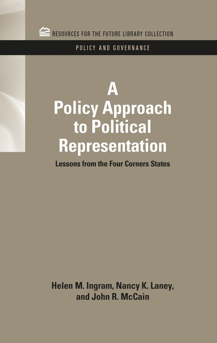 A Policy Approach to Political Representation 1