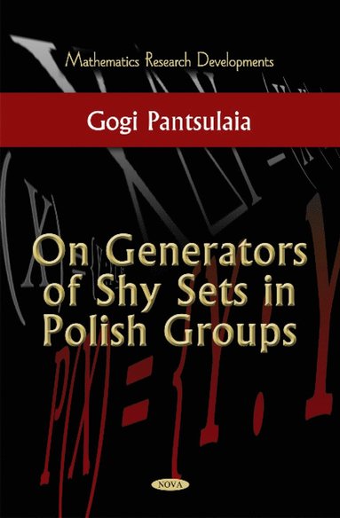 bokomslag On Generators of Shy Sets in Polish Groups