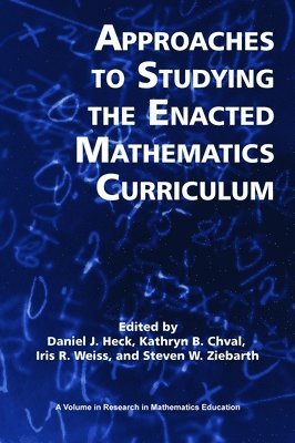 bokomslag Approaches to Studying the Enacted Mathematics Curriculum