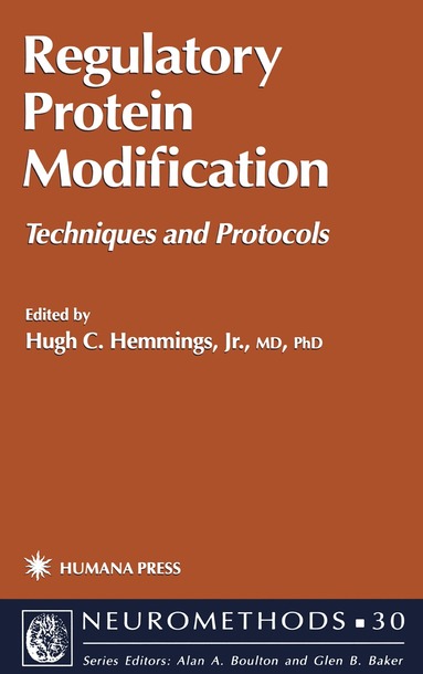 Hugh C. Hemmings - Regulatory Protein Modification, Häftad