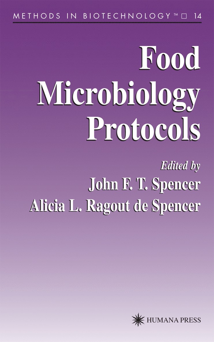 John F. T. Spencer, Alicia L. Ragout de Spencer - Food Microbiology Protocols, Häftad
