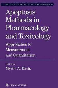 bokomslag Apoptosis Methods in Pharmacology and Toxicology
