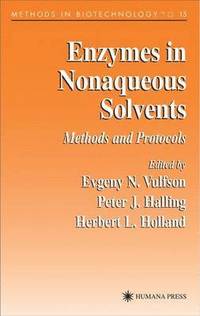 bokomslag Enzymes in Nonaqueous Solvents