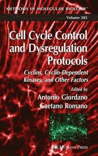 bokomslag Cell Cycle Control and Dysregulation Protocols