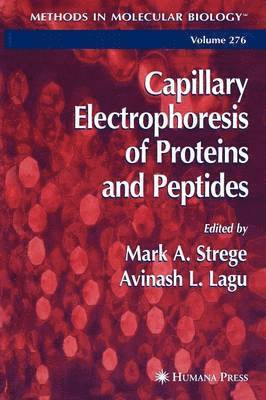 bokomslag Capillary Electrophoresis of Proteins and Peptides