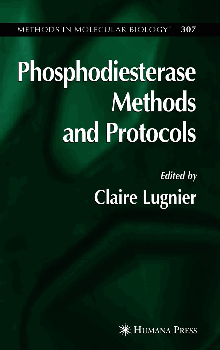 Claire Lugnier - Phosphodiesterase Methods and Protocols, Häftad
