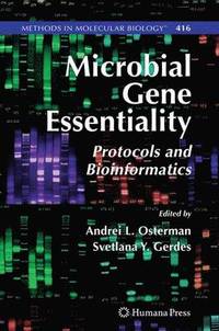 bokomslag Microbial Gene Essentiality: Protocols and Bioinformatics