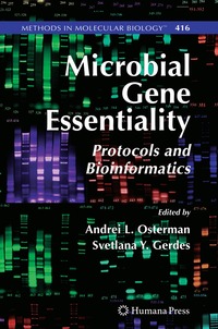 bokomslag Microbial Gene Essentiality: Protocols and Bioinformatics