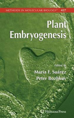 Maria Fernanda Suarez, Peter V. Bozhkov, Peter V Bozhkov - Plant Embryogenesis, Häftad