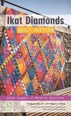 bokomslag Ikat Diamonds Quilt Pattern