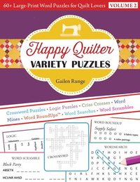 bokomslag Happy Quilter Variety Puzzles - Volume 2