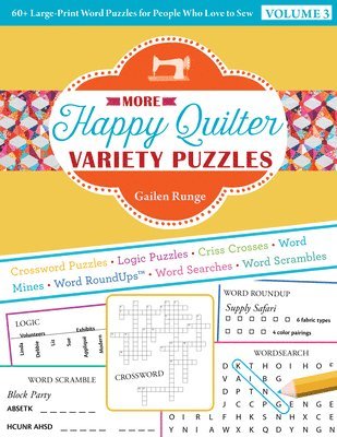 bokomslag More Happy Quilter Variety PuzzlesVolume 3