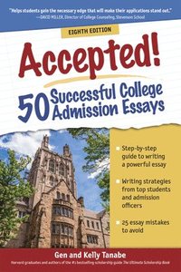 bokomslag Accepted! 50 Successful College Admission Essays