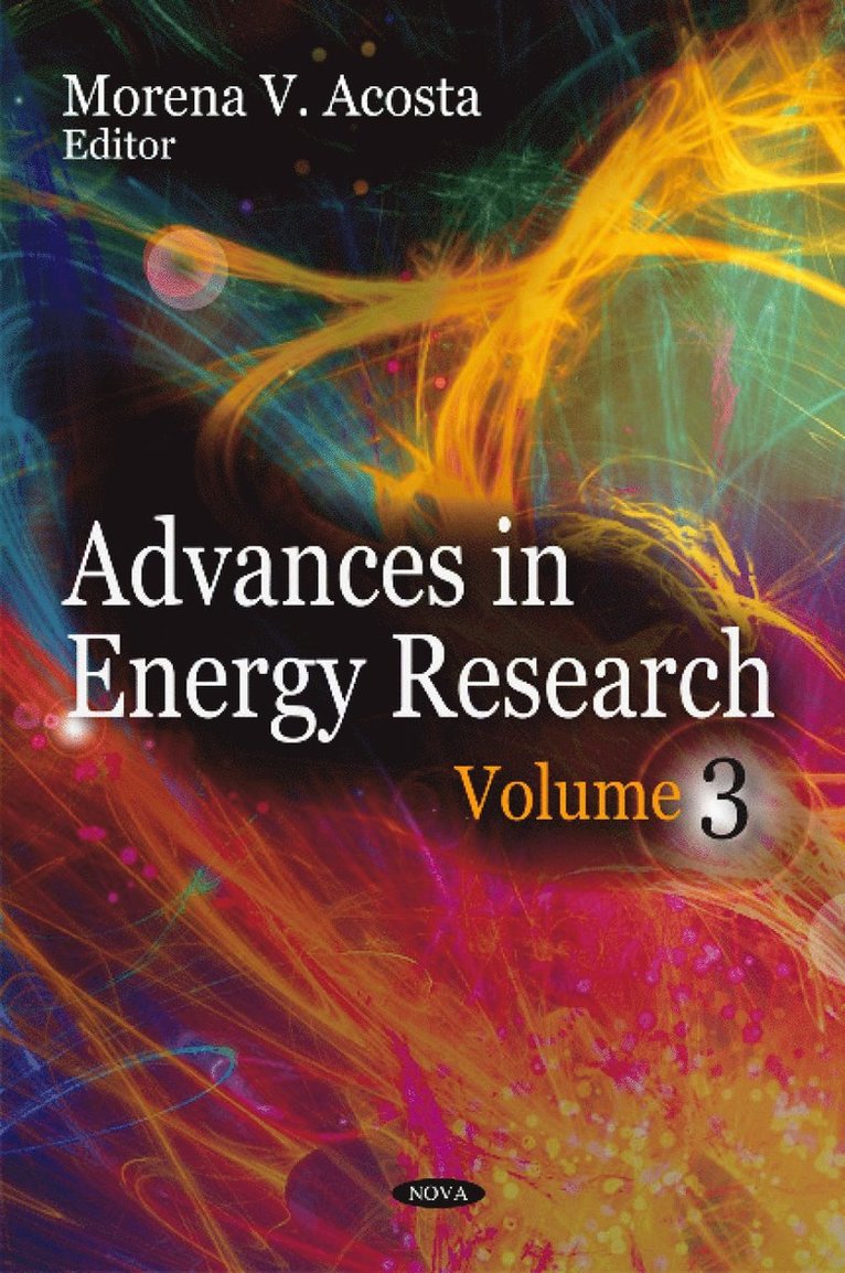 Morena J Acosta - Advances in Energy Research, Inbunden