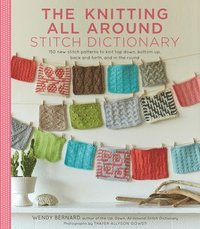 bokomslag The Knitting All Around Stitch Dictionary