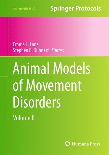 bokomslag Animal Models of Movement Disorders