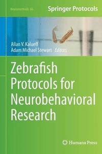 bokomslag Zebrafish Protocols for Neurobehavioral Research