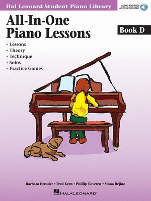 Fred Kern, Barbara Kreader - All-In-One Piano Lessons - Book D Piano Method Sheet Music Educational Piano Library Level 2 for Kids Students Technique Theory Solos Practice Games w, Häftad