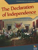 Rebecca Rissman - The Declaration of Independence, Häftad