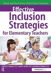bokomslag Effective Inclusion Strategies For Elementary Teachers
