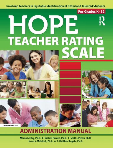 Marcia Gentry, Nielsen Pereira, Scott J. Peters, Jason S. McIntosh, C. Matthew Fugate - HOPE Teacher Rating Scale, Häftad
