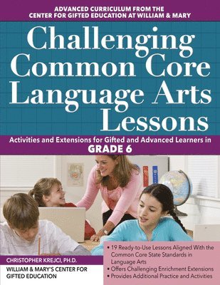 Challenging Common Core Language Arts Lessons 1