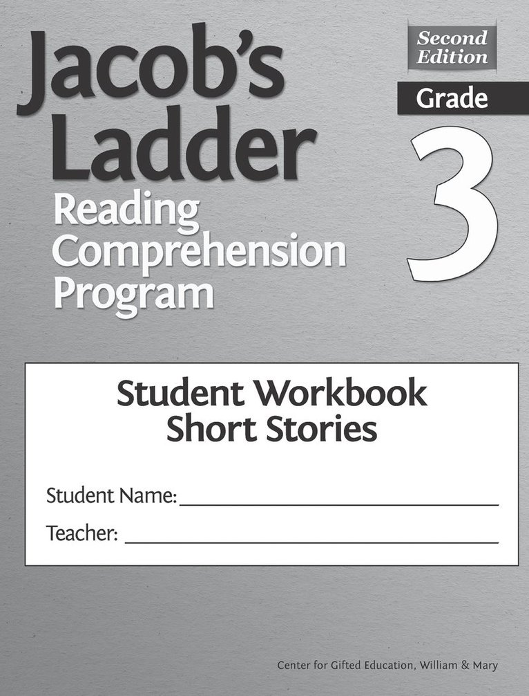 Clg Of William And Mary/Ctr Gift Ed, Joyce VanTassel-Baska, Clg of William and Mary/Ctr Gift Ed, Joyce Vantassel-Baska - Jacob's Ladder Reading Comprehension Program, Häftad