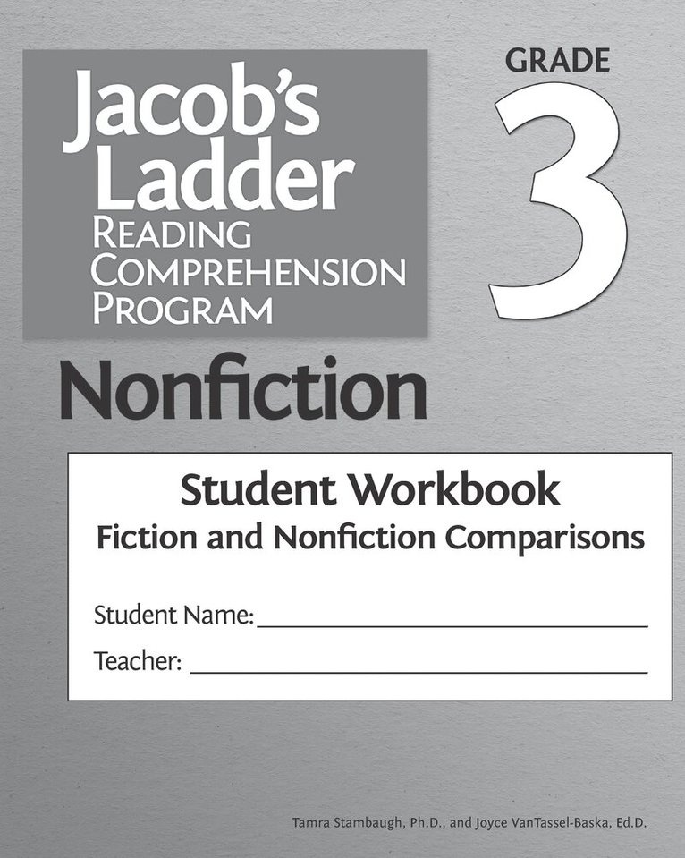 Joyce VanTassel-Baska, Tamra Stambaugh - Jacob's Ladder Reading Comprehension Program, Häftad