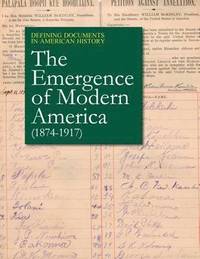 bokomslag The Emergence of Modern America