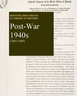 Post-War 1940s 1