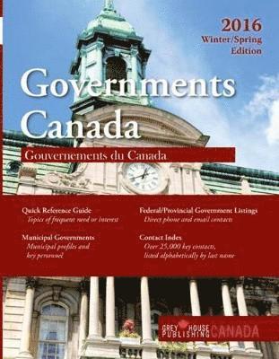 Government Canada: Winter/Spring 2016