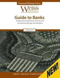 bokomslag Weiss Ratings Guide to Banks, Spring 2016